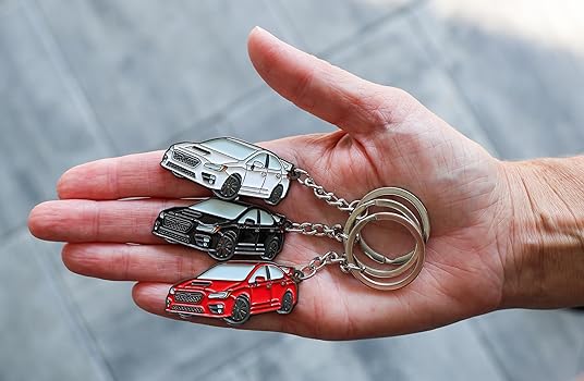 Amazon.co.jp: メタルキーホルダー、WRXアクセサリー、STI